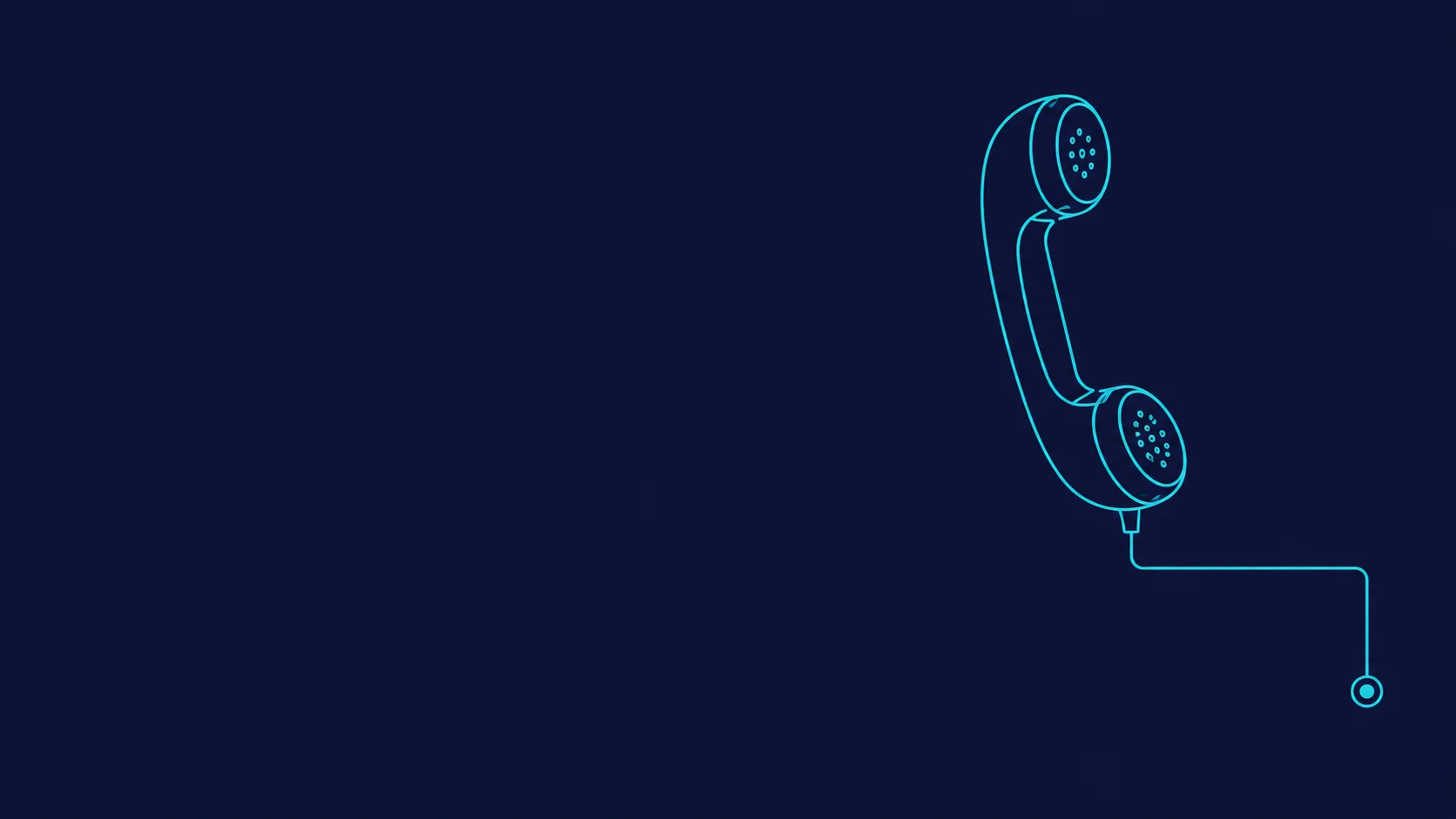 Vonalrajz egy telefonkagylóról